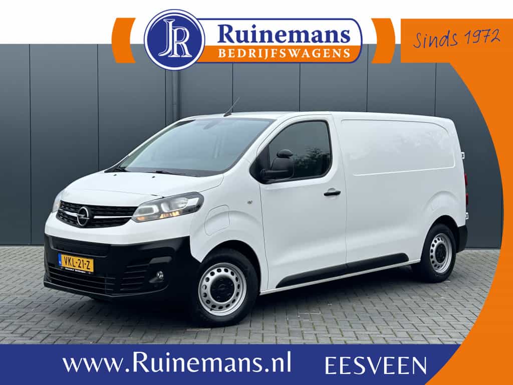 Opel Vivaro-e 75 kWh / L2H1 / 1e EIG. / SOH 9 / 100% ELEKTRISCH / 83.954 KM !! / AIRCO / CRUISE / NAVI / CARPLAY / CAMERA / 3-ZITS