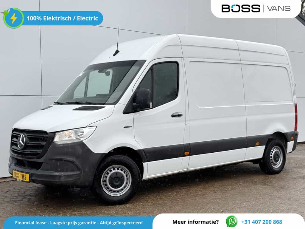 Mercedes-Benz eSprinter 312 ALL-IN PRIJS 93.2% (SOH) L2H2 55kWh 168km WLTP 80kw Snelladen Climate Control Camera Stoelverwarming Laadkabel