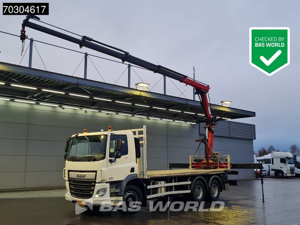 DAF CF 370 6X4 NL-Truck HMF1820-K4 Crane Manual Steelsuspension Big-Axle Euro 6