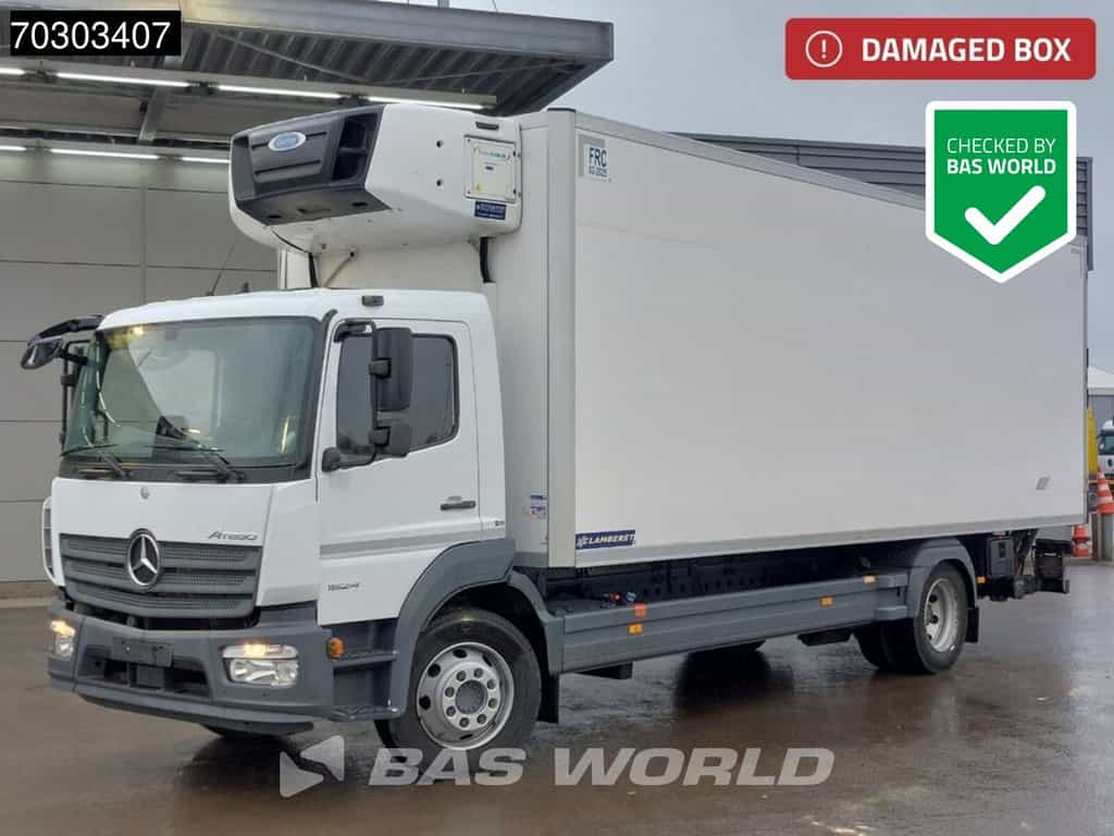 Mercedes Atego 1624 4X2 Damaged box Carrier Supra 1250 1500kg Ladebordwand Automatic
