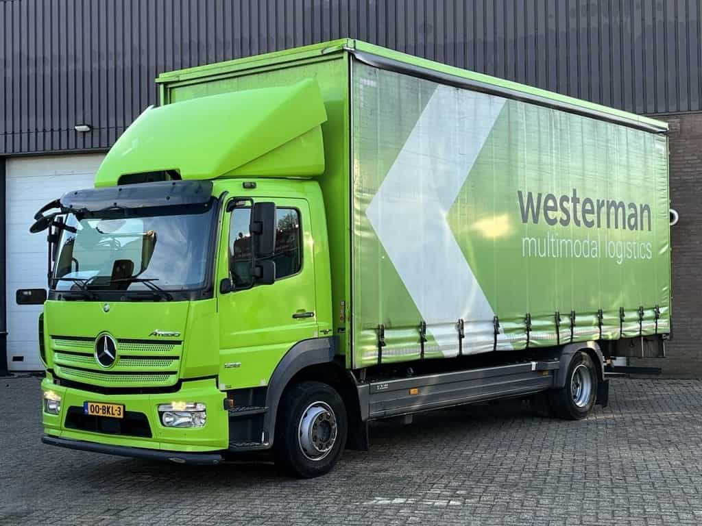 Mercedes-Benz Atego 1218 Schuifzeilen / 280 hoog / 2018 / Euro6 / Airco / NL Truck / Zero emission zone toegestaan HT1187
