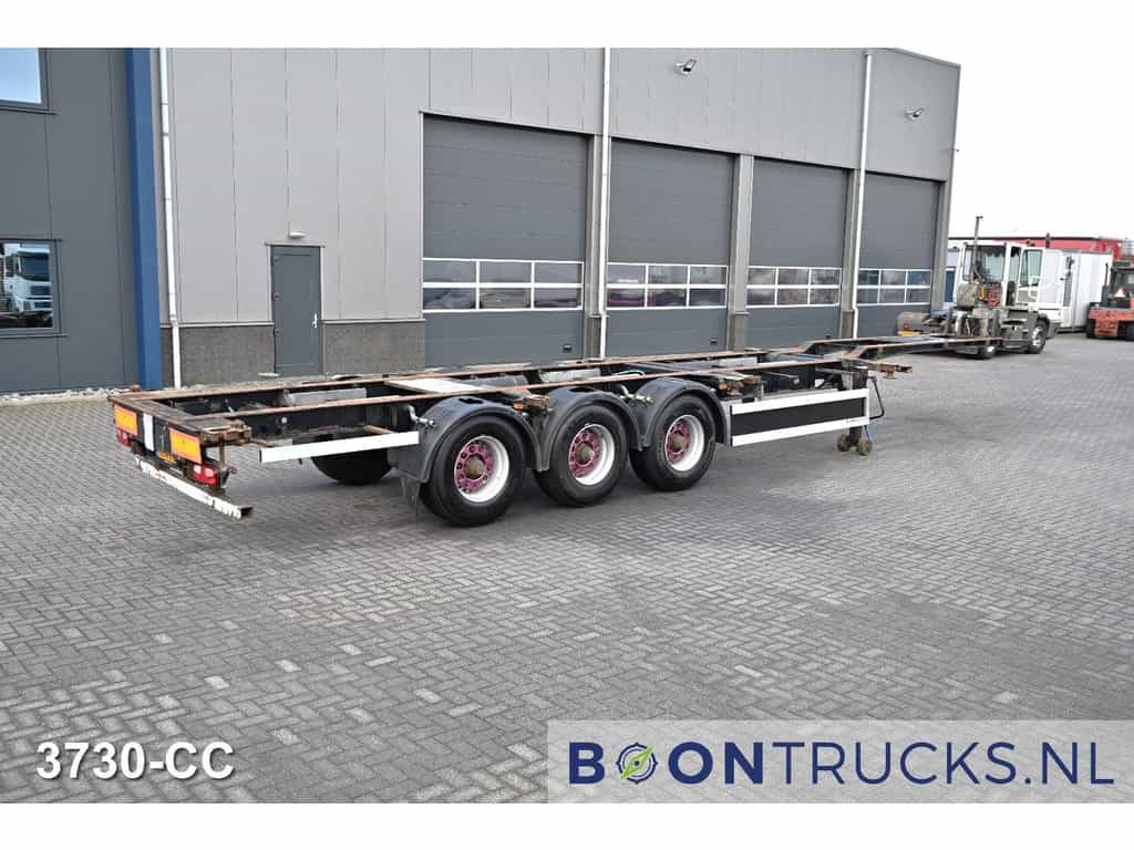 Pacton T3-007 2x20-40-45ft HC * LIFT AXLE * BPW * NL TRAILER