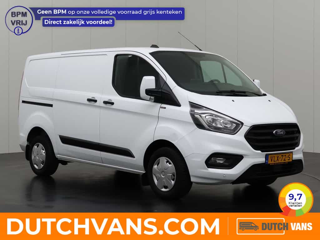 Ford Transit Custom 2.0TDCI Navigatie | Camera | Multimedia | 3-Persoons | Airco | Cruise | 2500Kg Trekhaak