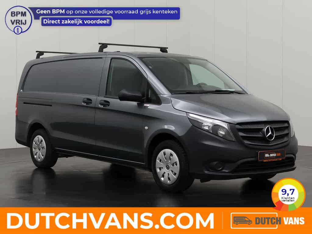 Mercedes-Benz Vito 114CDI Lang | 2xSchuifdeur | Leder | Navigatie | 3-Persoons | Trekhaak | Airco