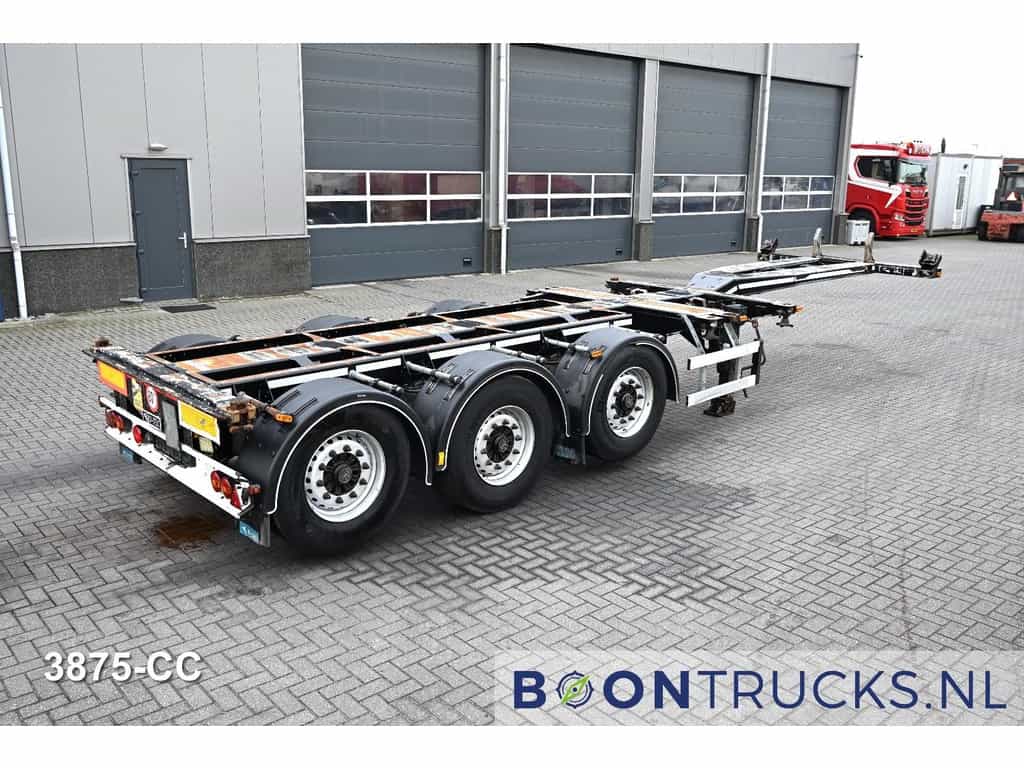 D-Tec FLEXITRAILER LS | 2x20-30-40-45ft HC * 2x LIFTAS * BPW / SCHIJF * APK 01-2027 * NL TRAILER