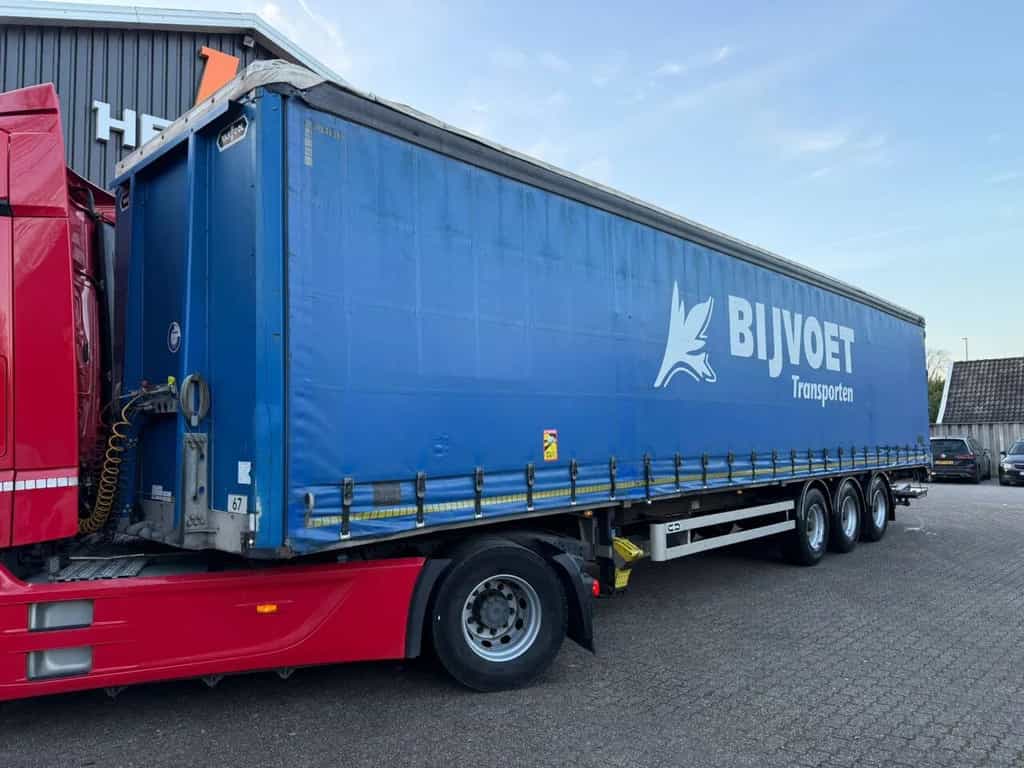 Van Hool 3AS Gegalvaniseerd Schuifzeilen/Schuifdak 2X Liftas 2.000KG Laad curtain side semi-trailer