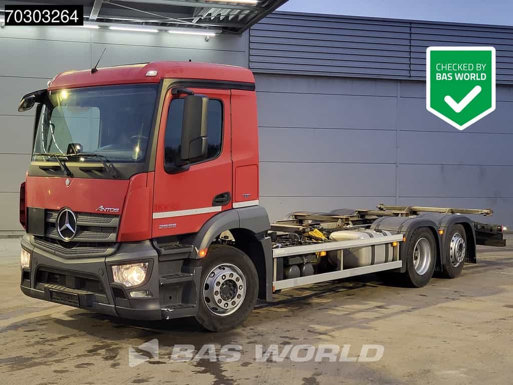 Mercedes Antos Antos 2535 6X2 BDF ADR Full Air Suspension Lift+Steering Axle Automatic Euro 6