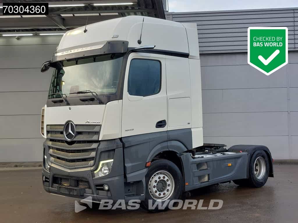 Mercedes Actros 1845 4X2 GigaSpace Retarder MirrorCam Navi Euro 6