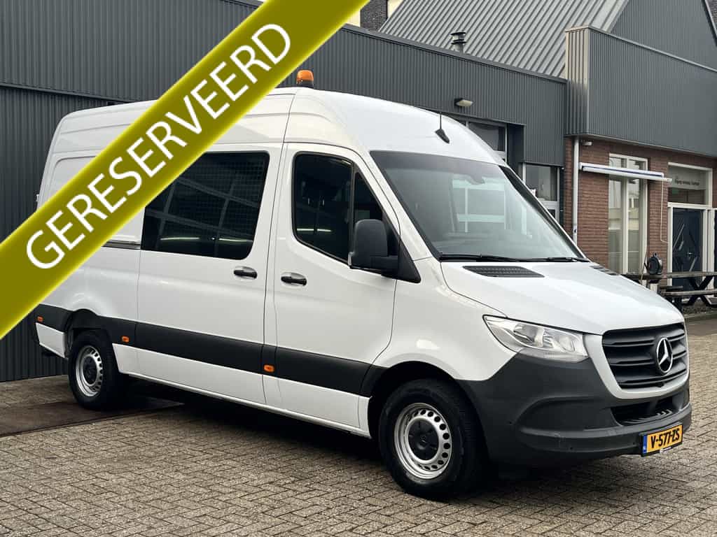 Mercedes-Benz Sprinter 314 2.2 CDI L2H2 Werkplaats inrichting Airco Cruise controle Trekhaak 2800kg Kastinrichting Omvormer Apple carplay 360*Camera 1e Eigenaar Euro 6 Bpm vrij voor particulier gebruik!!