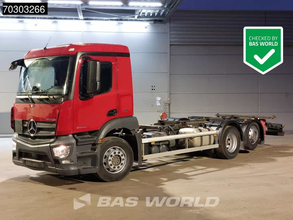 Mercedes Antos Antos 2533 6X2 BDF ADR Full Air Suspension Lift+Steering Axle Automatic Euro 6