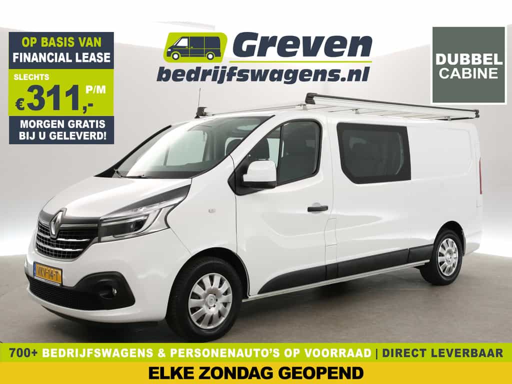Renault Trafic 2.0 dCi T29 L2H1 | Euro6 | DC | 6-Zits | Airco | Cruise | Navi | Trekh. | Imperiaal | Parkeersens.