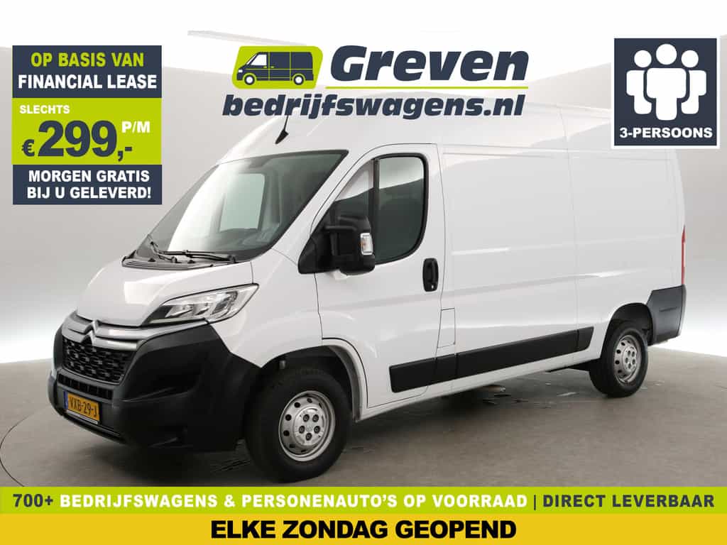 Citroën Jumper 2.2 BlueHDi 140PK L2H2 | Euro6 | 3-Zits | Clima | Carplay | Cruise | Navigatie | Parkeersens.