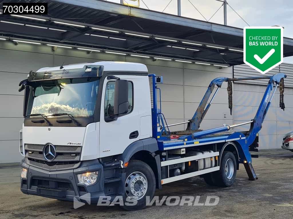 Mercedes Antos 1833 4X2 14 tons JOAB VL 14U Skiploader Automatic Full Air suspension Euro 6