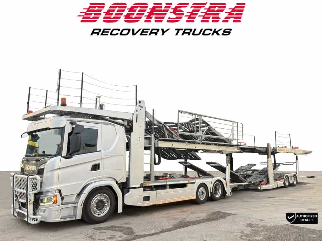 Scania G450 6x2 Kassböhrer Metago+Intago Pro Winde Retarder ACC 10 lader Autotransporter