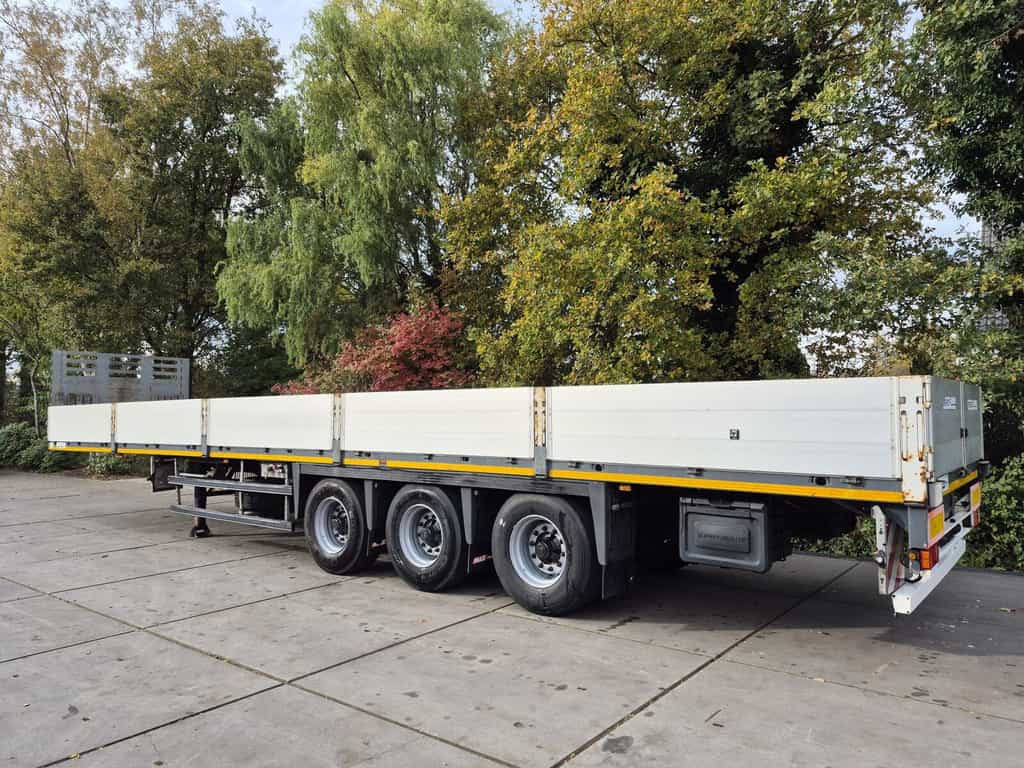 Faymonville MAX F-S43-1B2B RUNGEN BORDWANDE HU8-26 flatbed semi-trailer