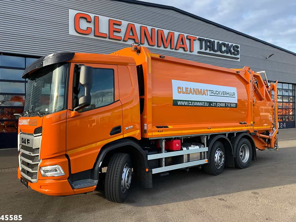 DAF FAG XD 340 Euro 6 Geesink 20m³ Welvaarts weighing system