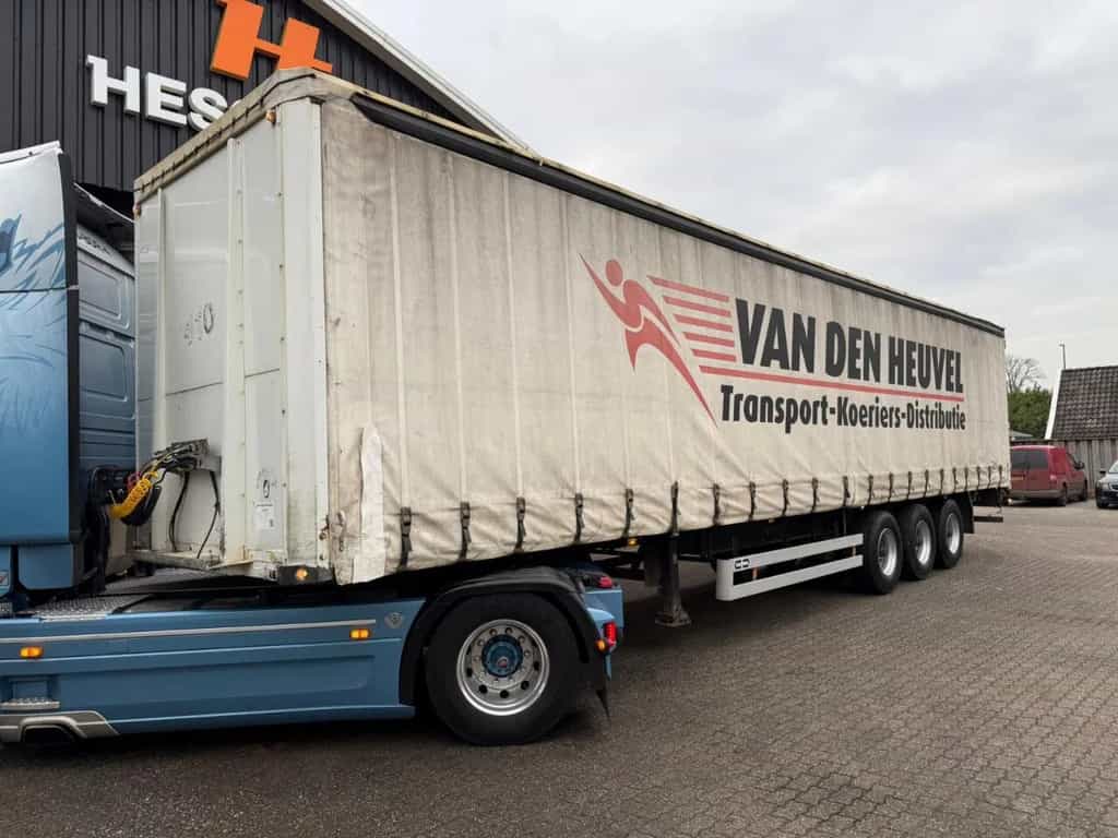 Van Hool Schuifzeil/Schuifdak BPW Assen NL Trailer €3750 curtain side semi-trailer