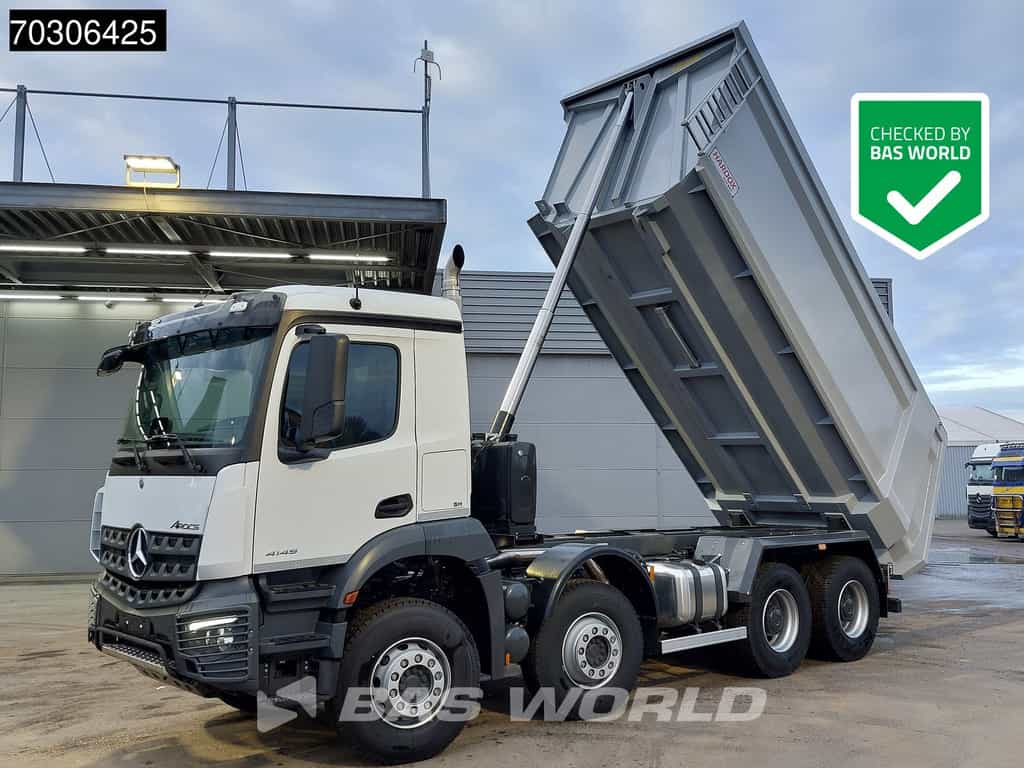 Mercedes Arocs 4145 8X4 NEW! 19m3 Remmel tipper Big-Axle Steelsuspension Automatic Euro 3
