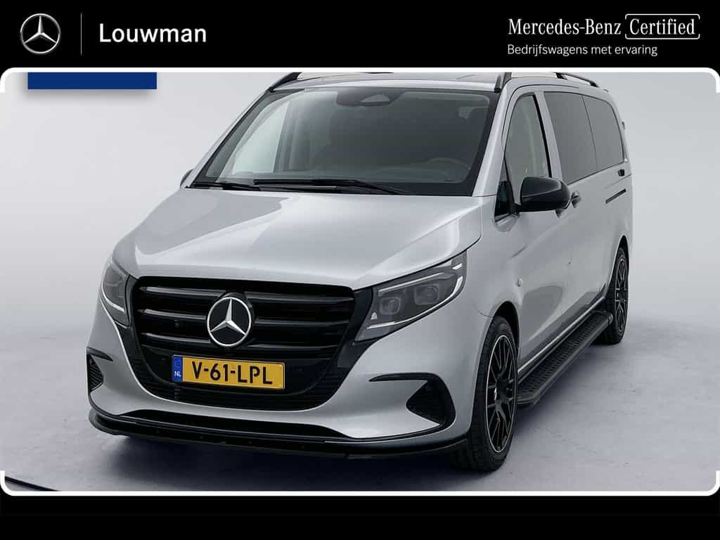 Mercedes-Benz Vito 119 CDI L3 DC *Edition* Leder Dubbele cabine bpm vrij Treeplanken Multibeam LED Trekhaak Achteruitrijcamera Betimmering