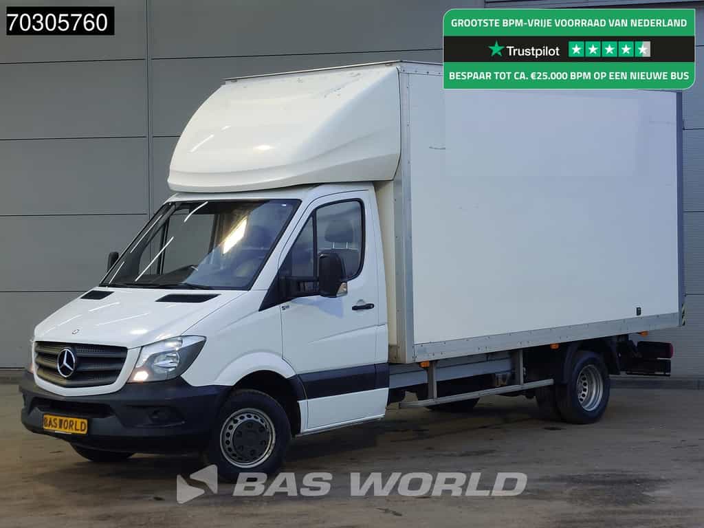 Mercedes Sprinter 513 CDI Dubbellucht Achterdeuren Bakwagen Cruise Meubelbak Koffer Cruise control