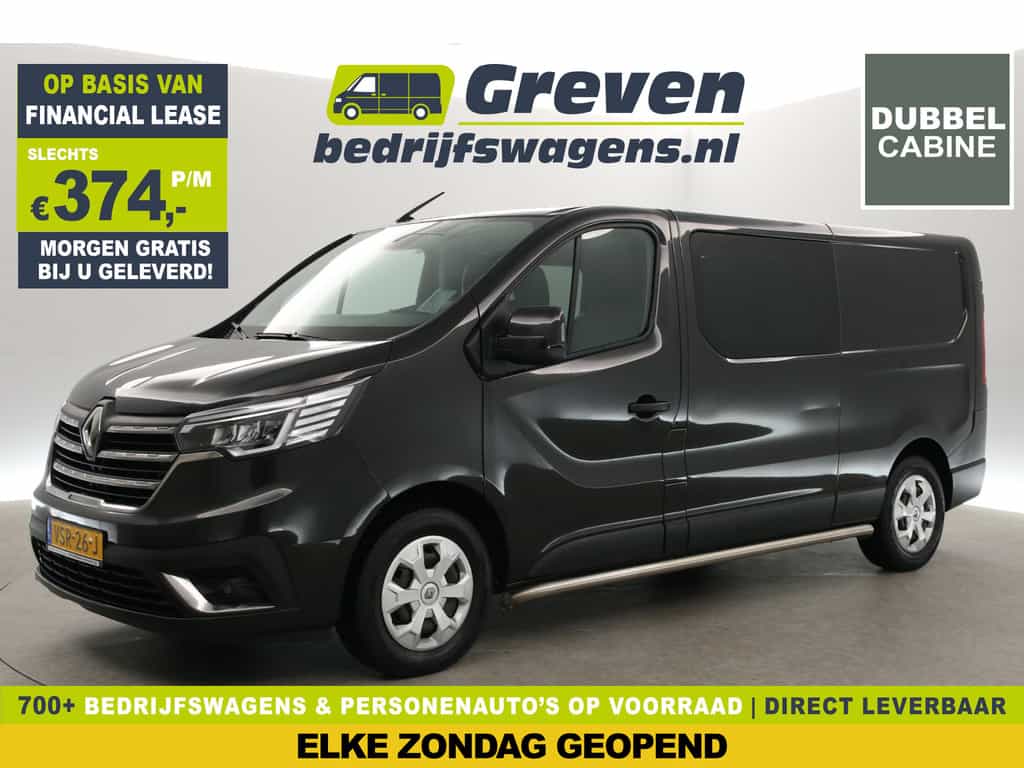 Renault Trafic 2.0 dCi T29 L2H1 | Euro6 | DC | 6-Persoons | Airco | Cruise | Parkeersens.