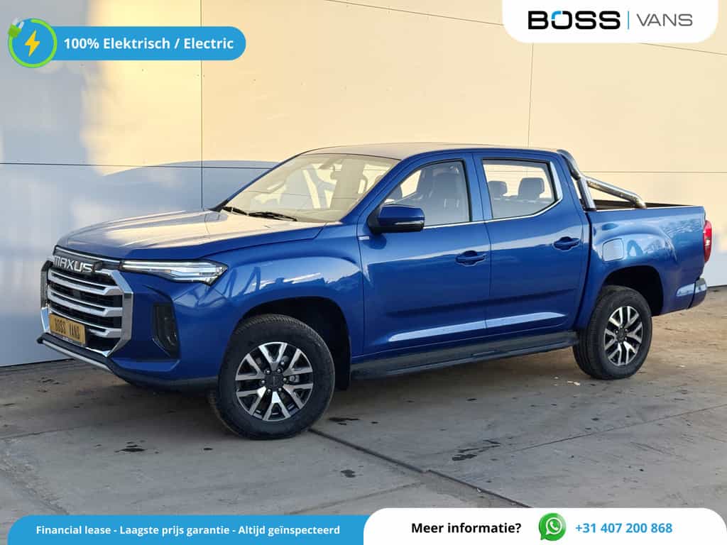 Maxus T90 EV 177PK Nieuw! Elektrisch 89kWh 471km WLTP LED Elektrisch Verstelbare Lederen Stoelen Carplay Climate Control Cruise Control Pick Up 4x2 Snelladen