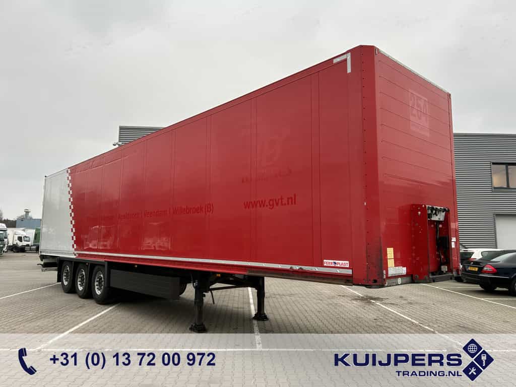 Schmitz Cargobull SCB S3B / Box / 2x Lift axle / Disk Brakes / APK TUV 05-26