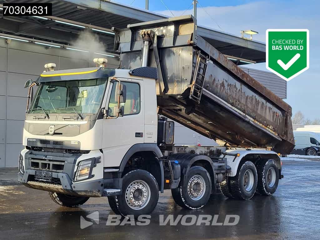 Volvo FMX 460 8X4 17m3 tipper Steel suspension Big-Axle Automatic VEB+ Euro 6