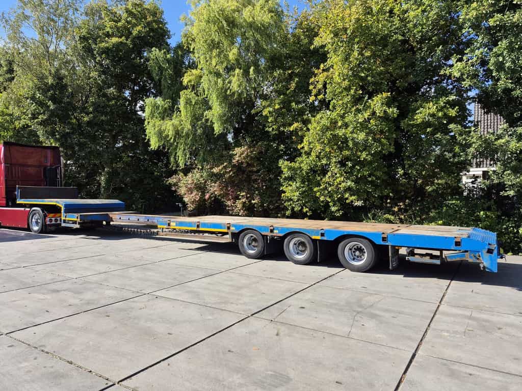 LinTrailers 3 LSDU 18-27  4M TELE low bed semi-trailer