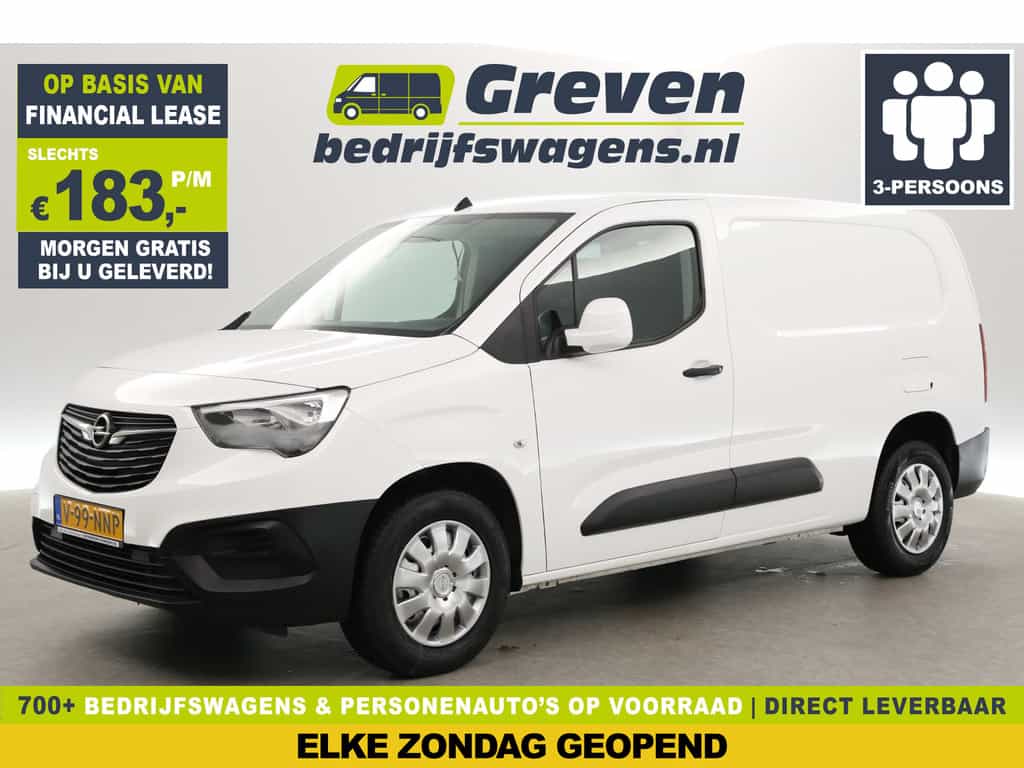 Opel Combo 1.5D 102PK L2 | Euro6 | 3-Zits | Airco | Cruise | Parkeersens. | Elektrpakket