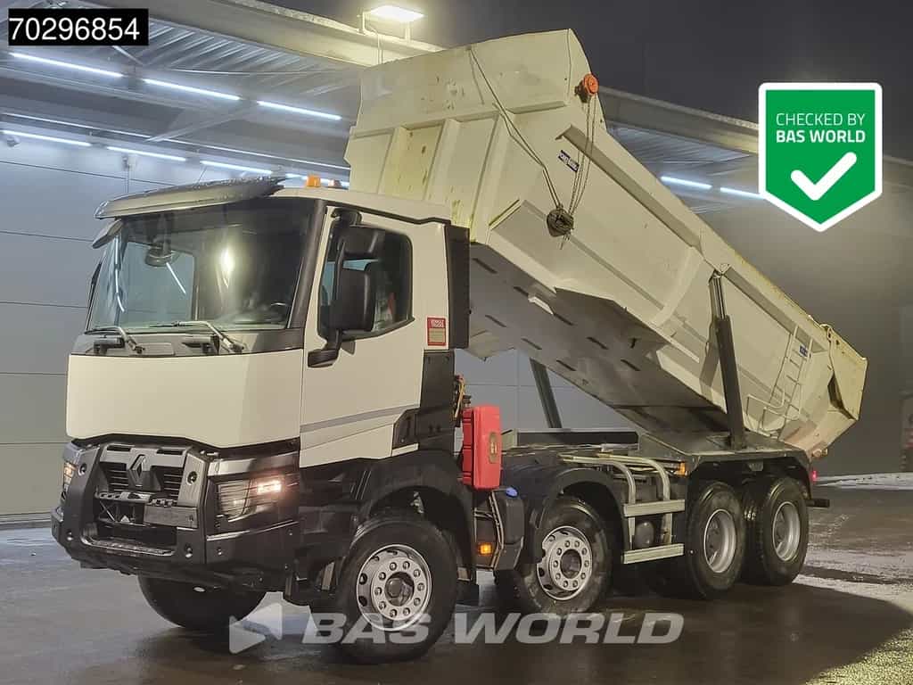 Renault C 520 8X4 15m3 tipper Steel suspension Big-Axle Optibrake+ Euro 6