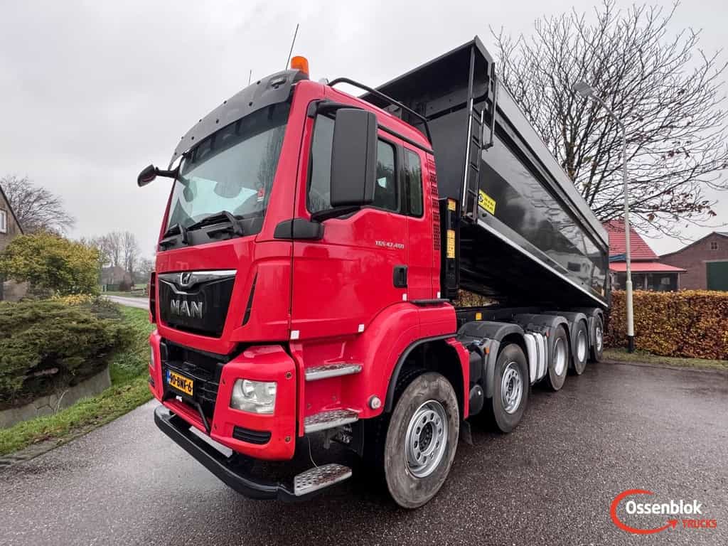 MAN TGS 50.460 10x4 Euro 6 geisoleerde kipper met kleppen OT5360