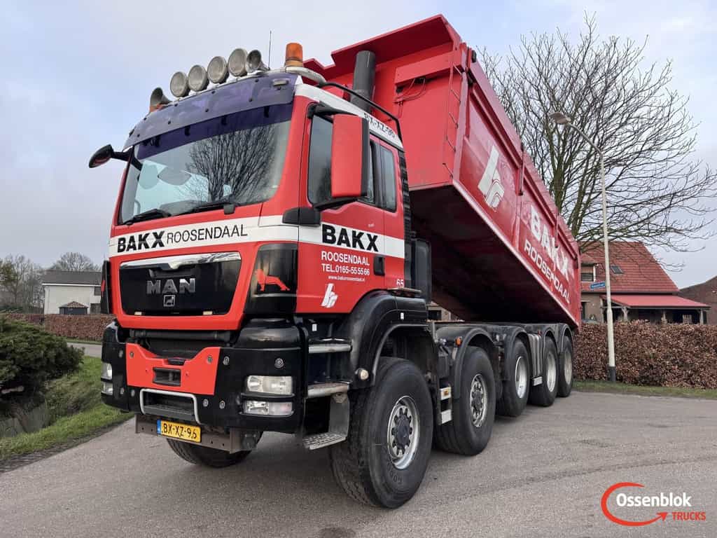 MAN TGS 49.480 10X8 Euro 5 met geisoleerde kipper en milieukleppen. OT5217