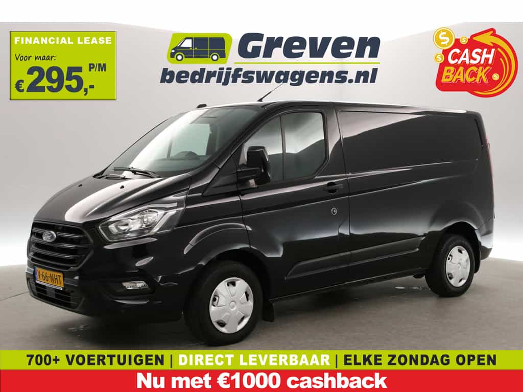 Ford Transit Custom 2.0 TDCI L1H1 | Euro6 | Airco | Cruise | 3-Zits | Trekhaak | Parkeersens.
