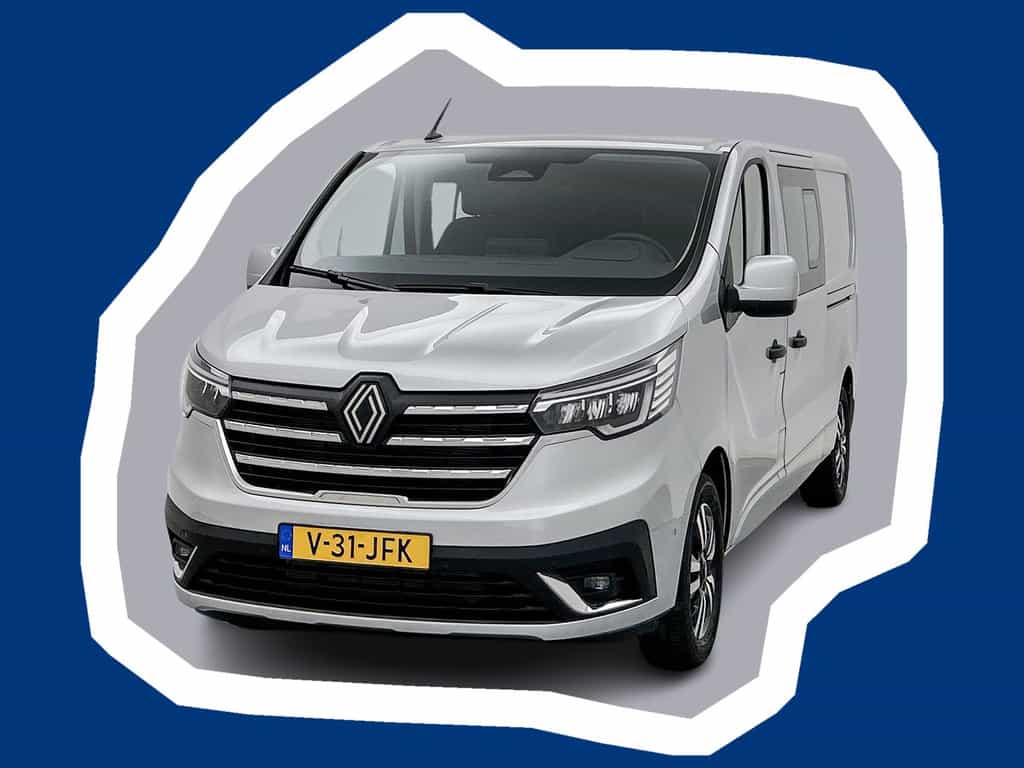 Renault Trafic 2.0 Blue dCi EDC 170 T29 L2H1 Extra DC 2x Schuifdeur Betimmering Trekhaak Navigatie Parkeersensoren Camera Carplay Dubbele cabine