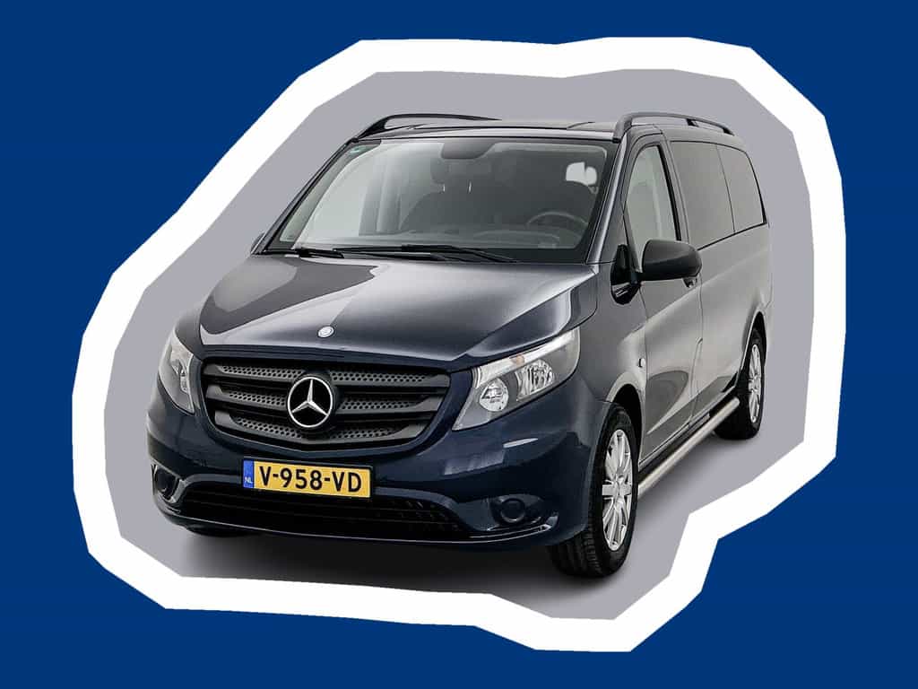 Mercedes-Benz Vito 111 CDI Lang DC Navigatie Dubbele cabine Camera Trekhaak Parkeersensoren