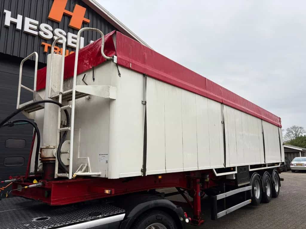 Bulthuis 55m3 ALU kipper Liftas BPW Klep tipper semi-trailer