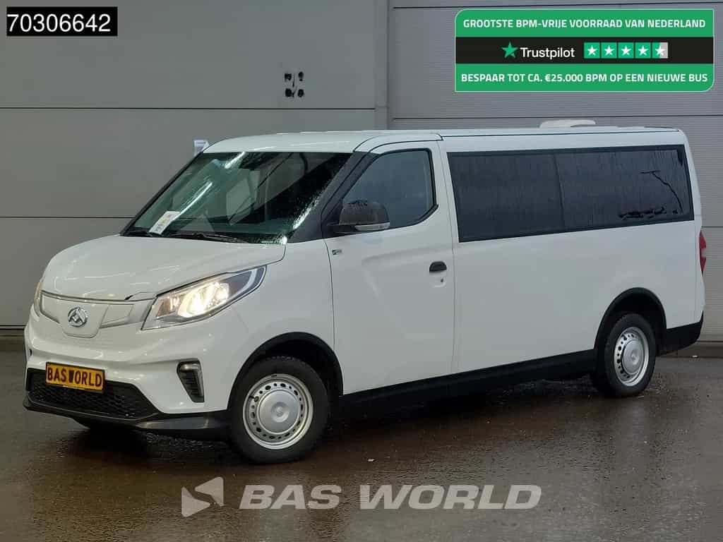 Maxus eDeliver 3 Elektrisch Personenvervoer 50kWh 269km WLTP D'Hollandia Lift  7-Persoons L2H1 Airco Cruise Camera Parkeersensoren L2 Passenger Transport TV Taxi Airco Cruise control