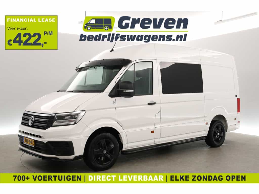 Volkswagen Crafter 2.0 TDI L3H3 Highline | Euro6 | 140PK | Dubbele Cabine | Airco | Adap. Cruise | Camera | Navi | Carplay | Sidebars | Zonneklep