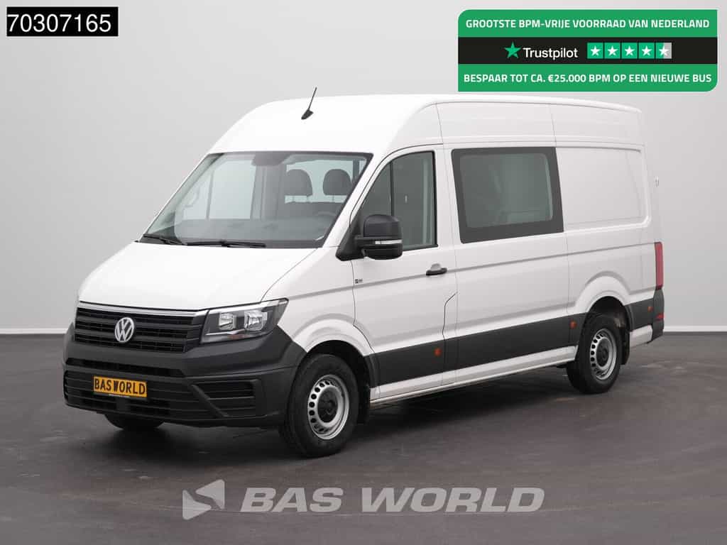 Volkswagen Crafter 102pk Dubbel Cabine L3H3 Trekhaak Navi Airco Camera Euro6 DC Doka Mixto Airco Trekhaak