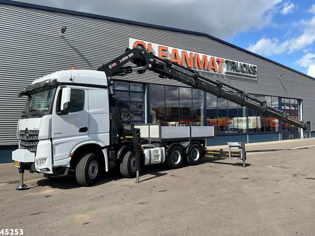Mercedes-Benz Arocs 3253 8x4 Hiab 105 Tonmeter laadkraan