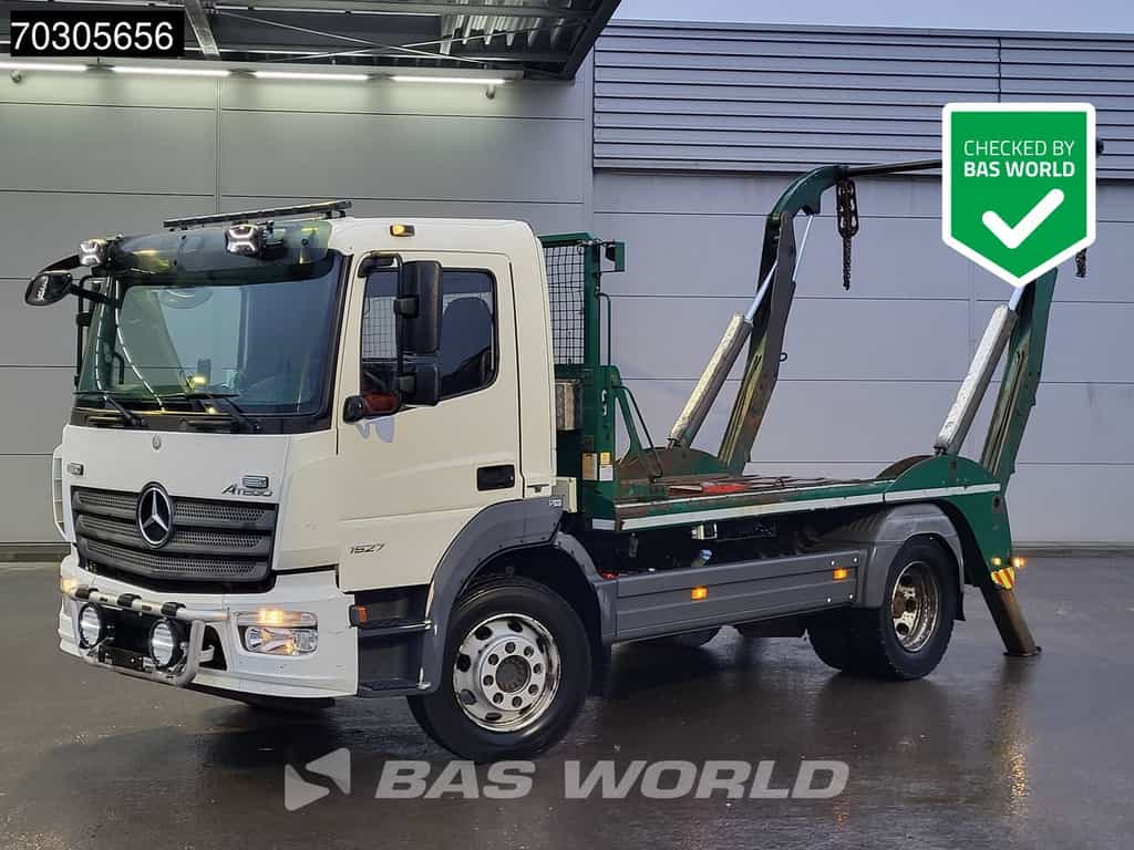 Mercedes Atego Atego 1527 4X2 JOAB VL8 skiploader Automatic cruise control Airco Euro 6