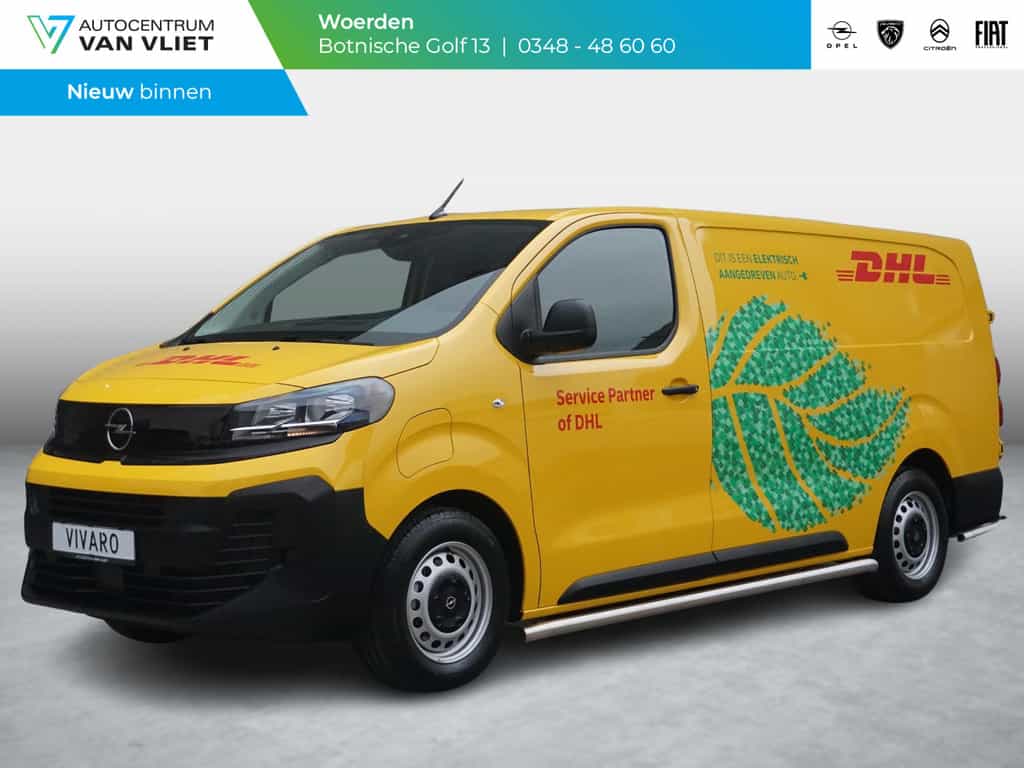 Opel Vivaro Electric L3 50 kWh | tot 8 jaar garantie | inclusief complete DHL subcontractor inrichting | rijklaarprijs