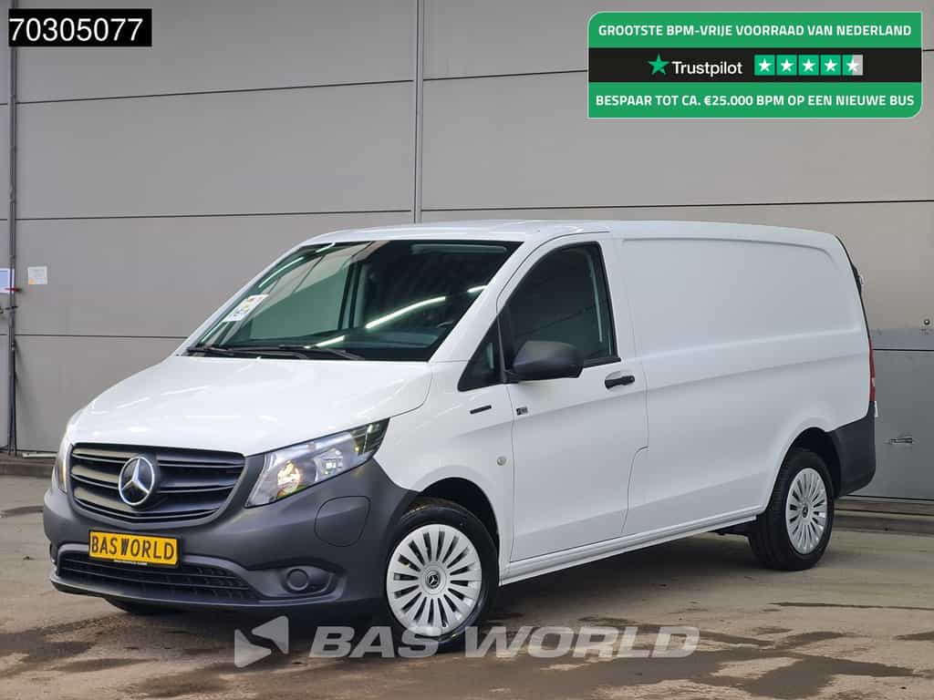Mercedes eVito 112 Elektrisch L2H1 280km WLTP Snelladen Navi Airco Cruise Camera Airco Cruise control