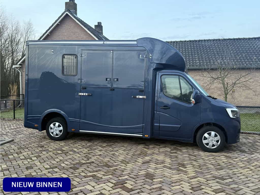 Renault Master PAARDENWAGEN | HORSETRUCK | ATM | STALLION 3XL | 2024 | HENGST | 59.500KM | 3-SEAT | MANUEL | BLUE | NL KENTEKEN