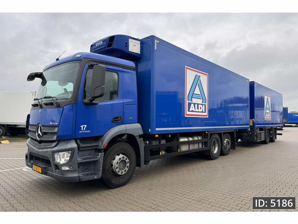 Mercedes-Benz Antos 2736 Day Cab, Euro 6, + Schmitz / Durchladbar / Carrier / 92m3