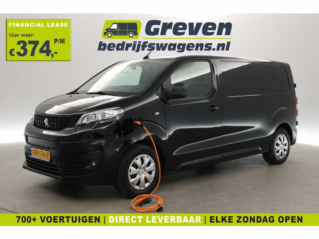 Peugeot e-Expert L2H1 75 kWh | SOH 93% | Snelladen | Airco | Cruise | 3-Zits | Camera | Trekh. | Carplay | Parkeersens.