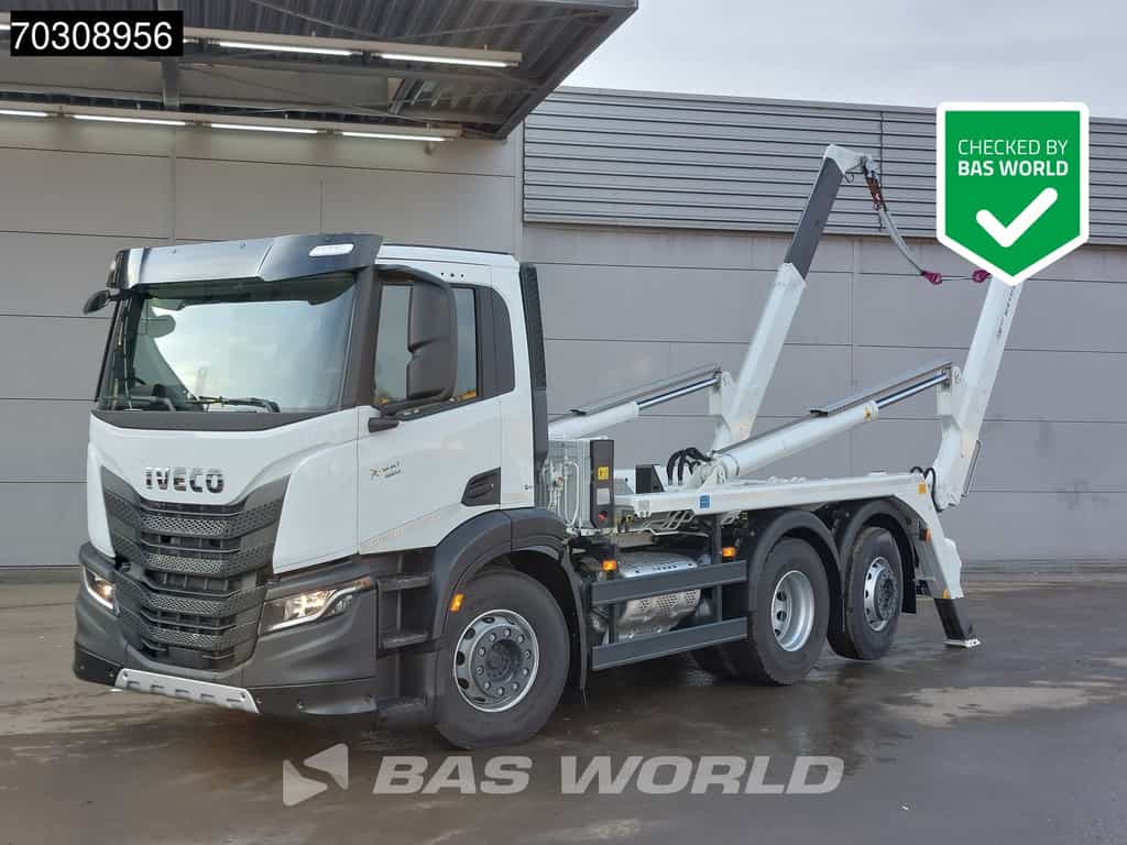 Iveco X-Way X-Way 420 6X2 NEW! Meiller AK16MT skiploader Lift+steering axle Automatic Euro 6