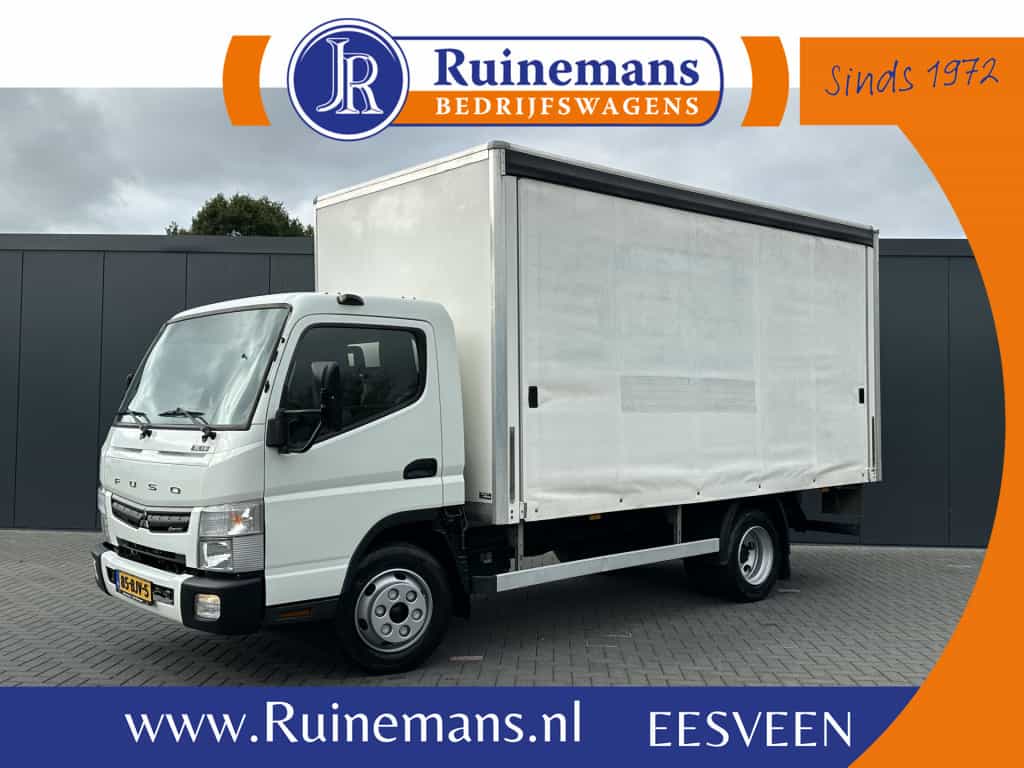 FUSO Canter 3C15 EURO 6 / SCHUIFZIJLEN  / 1e EIGENAAR / 62.654 KM !!  / AIRCO / 4.155 KG LAADVERMOGEN / 3-ZITS