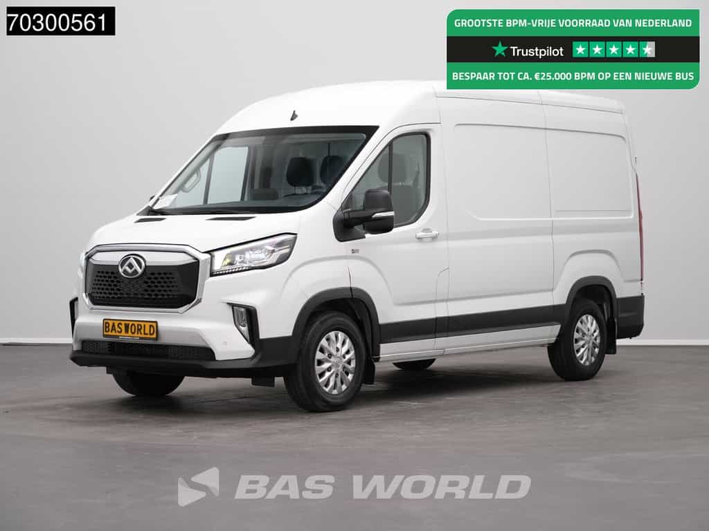 Maxus eDeliver 9 Elektrisch 280km WLTP 72kWh L2H2 204pk Airco Cruise LED Airco Camera Parkeersensoren v+a Airco Cruise control